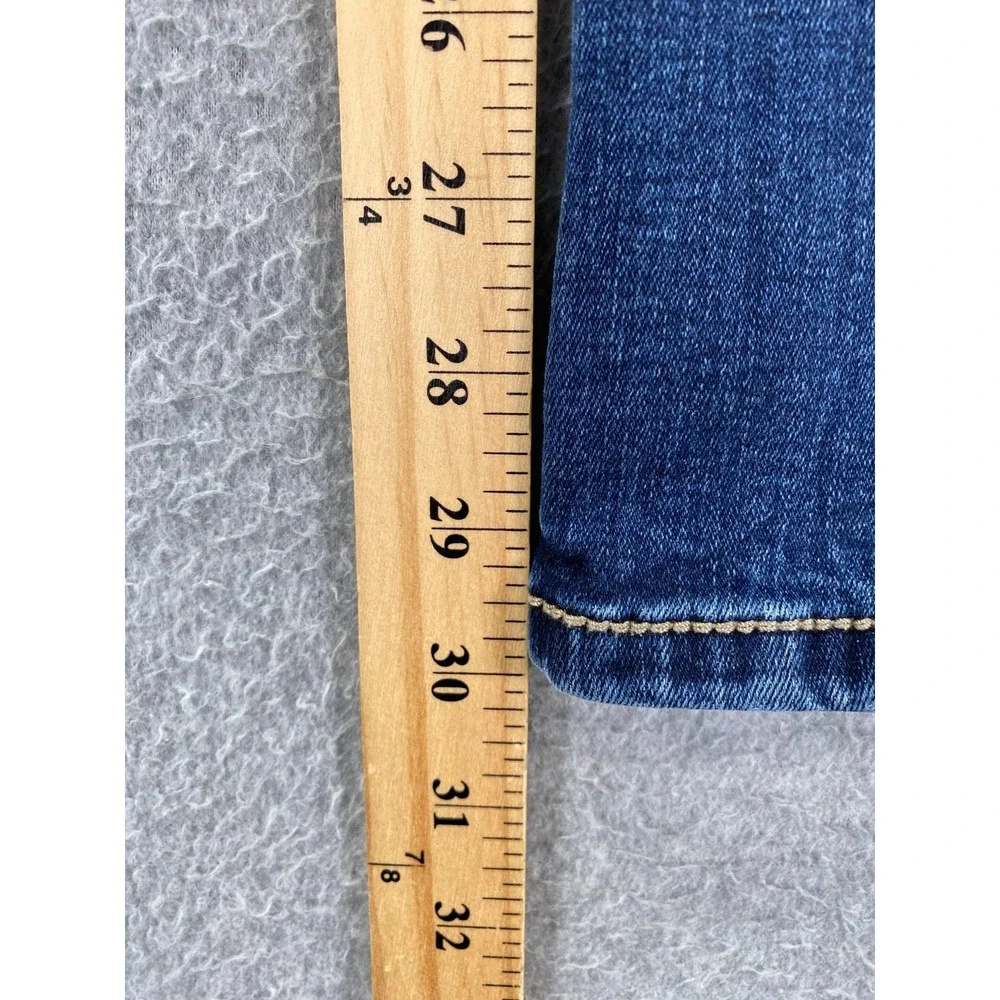 BKE Stella Mid Rise Jeans Slim Fit Bootcut Size 26 (Fits 24x30) Dark Wash Denim